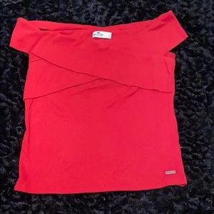 Red Hollister Top